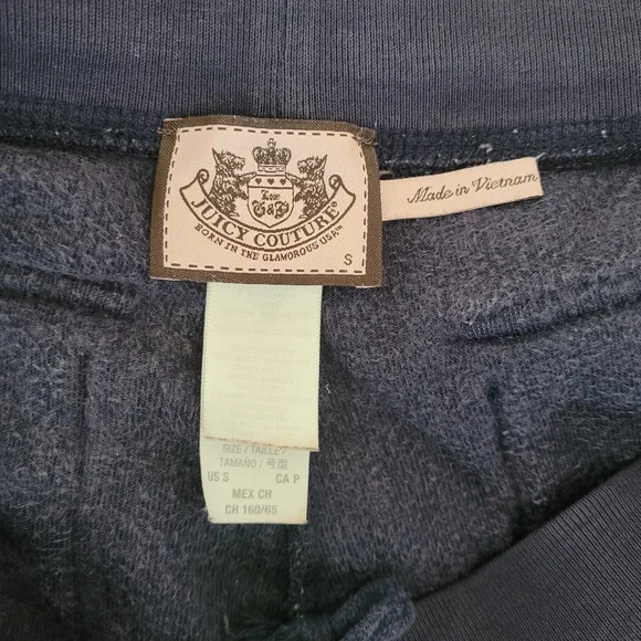 Juicy Couture Y2K Velour Flare Pant Front And Back Pockets Small Purple Gold Vtg - Picture 2 of 9